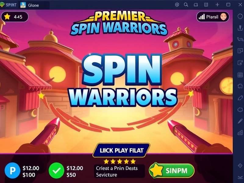 Premier Spin Warriors Download Screen